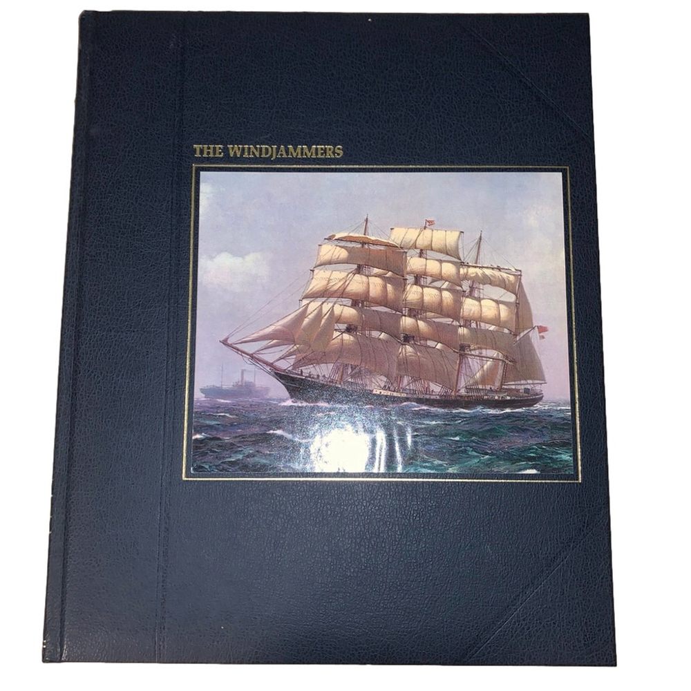Time-Life Books The Windjammers Nautical History Book Blue/White